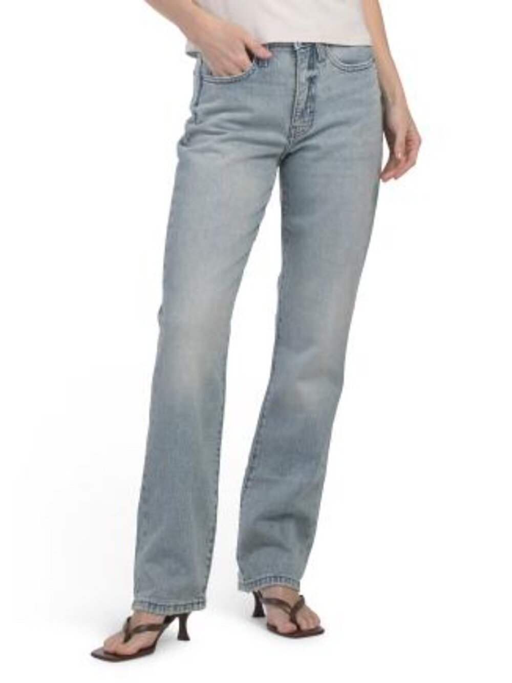 LUCKY BRAND High Rise Zoe Straight Jeans